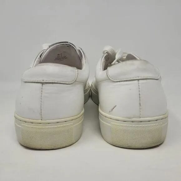 Cos Shoes Mens 10 White Leather Casual Minimalist Basic