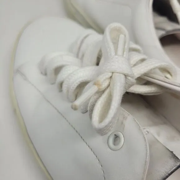 Cos Shoes Mens 10 White Leather Casual Minimalist Basic