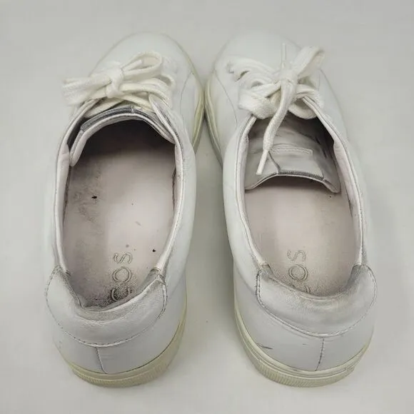 Cos Shoes Mens 10 White Leather Casual Minimalist Basic