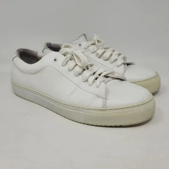 Cos Shoes Mens 10 White Leather Casual Minimalist Basic