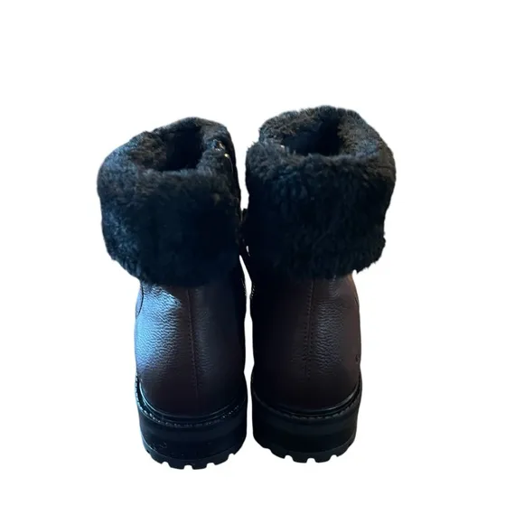 Cougar Kendal Dark Brown Leather Cold Weather Waterproof Winter Boots NEW Size 7