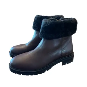 Cougar Kendal Dark Brown Leather Cold Weather Waterproof Winter Boots NEW Size 7