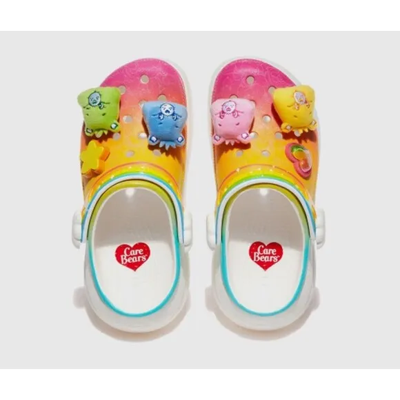 Crocs Care Bears Clog Size Multicolor Light Up S'allume shoes Women 7 - RARE