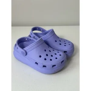 Crocs Classic Crush Clogs Sandals Slip On Lightweight Unisex Purple Size 6