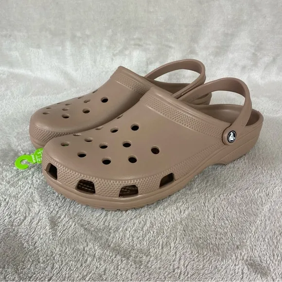 CROCS Classic Men's Clogs Sandals Size 14 Latte Brown Slip On Shoes NEW