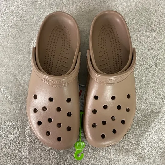 CROCS Classic Men's Clogs Sandals Size 14 Latte Brown Slip On Shoes NEW