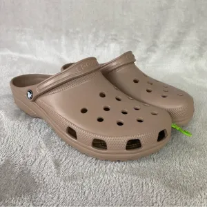 CROCS Classic Men's Clogs Sandals Size 14 Latte Brown Slip On Shoes NEW