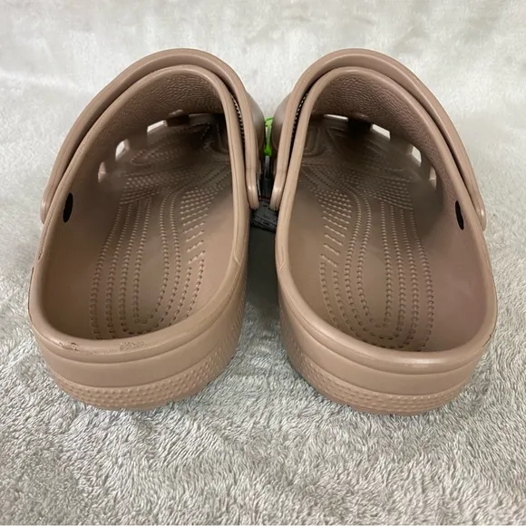 CROCS Classic Men's Clogs Sandals Size 14 Latte Brown Slip On Shoes NEW