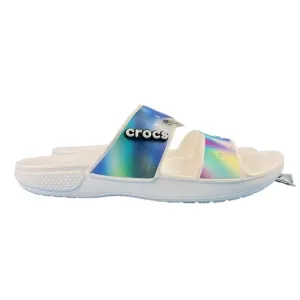Crocs Classic Solarized Sandals Tie Dye Double Straps Slip On Size M10 W12 (Tag)