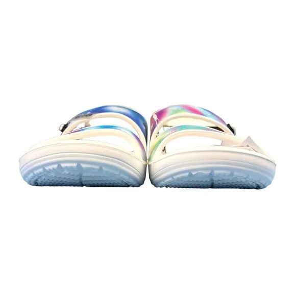 Crocs Classic Solarized Sandals Tie Dye Double Straps Slip On Size M10 W12 (Tag)