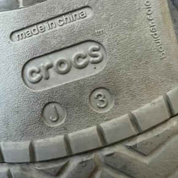 Crocs Unisex Kids Disney Toy Story Clog Slip On Sandals size 3