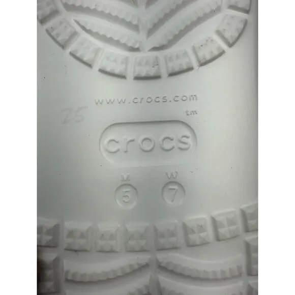 Crocs x Care Bears Crush Clog Rainbow Womens Slip On Platform Clog Sandals Sz 7