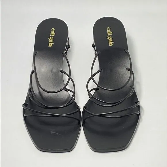 Cult Gaia Kelly leather slide sandals size 40.5