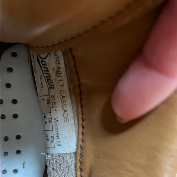 Danner Tan Leather Boots with Red Laces