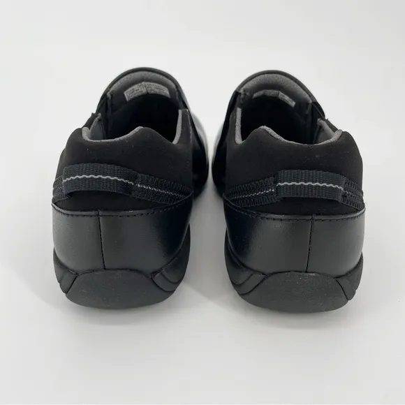 Dansko Neci Women’s Black Leather Slip On Shoe Round Toe Clogs Professional
