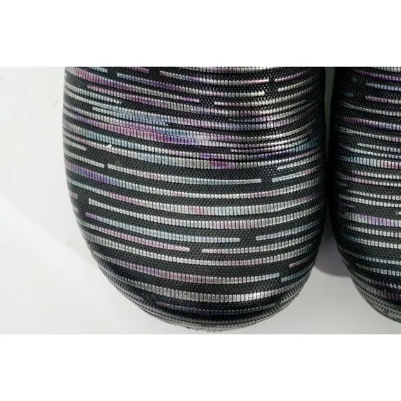 Dansko Pro XP Metallic Rainbow Stripe Clogs Women's Sz 41 EU 10.5-11 US Shoes