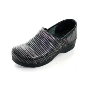 Dansko Pro XP Metallic Rainbow Stripe Clogs Women's Sz 41 EU 10.5-11 US Shoes
