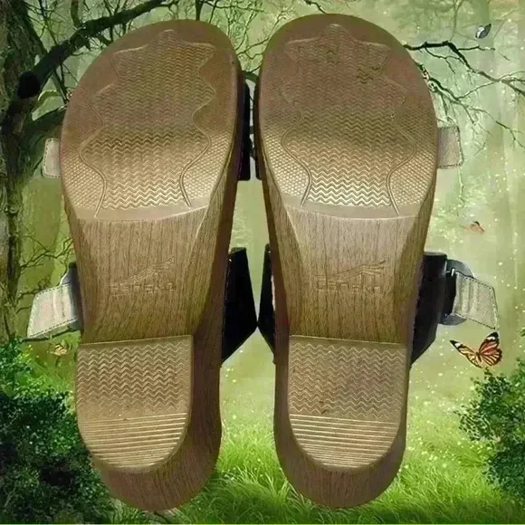Dansko Sandals Womens 39 Sophie Slides Heels Slip in
