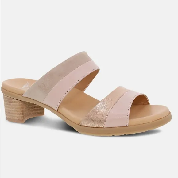 Dansko Theresa Multi-Strap Slip-On Leather Sandals Size 40EU 9.5-10US