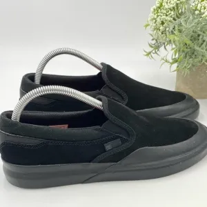 DC Shoes Men's Infinite Slip-On SkateShoes Black/Black/Black Sz 8 flat low top