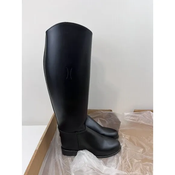 Devon-Aire Classic Nouvelle Full Grain Leather Tall Dress Boots 615 Women 8 Slim