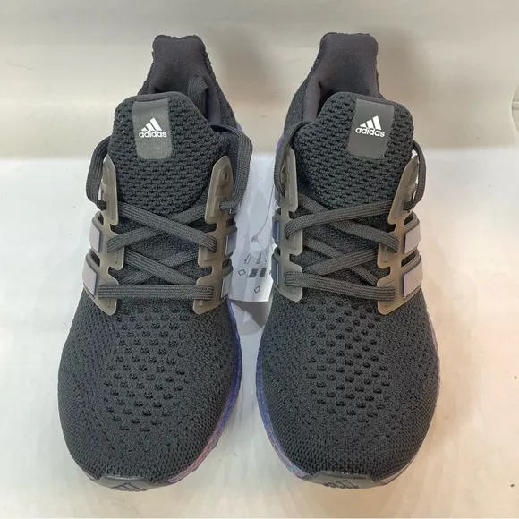 didas Ultraboost 5.0 DNA Running Shoes Black Metallic Blue GY8614