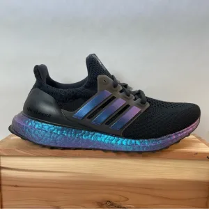 didas Ultraboost 5.0 DNA Running Shoes Black Metallic Blue GY8614