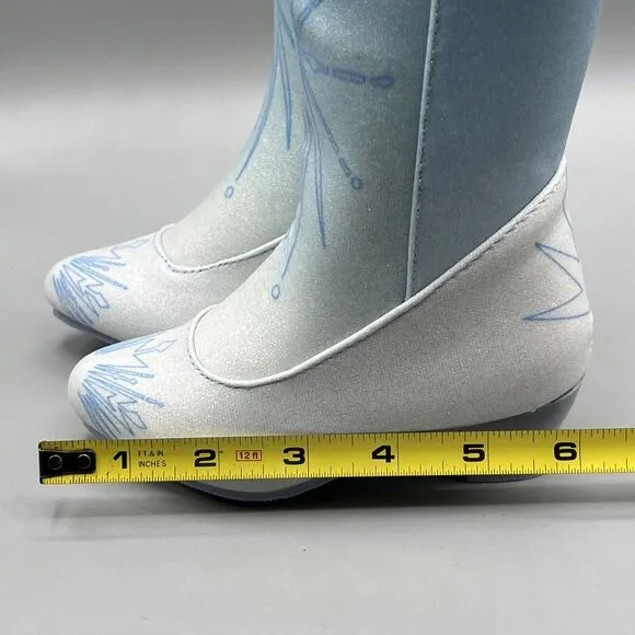 Disney Frozen Elsa Kids' Dress-Up Boots - Disney Store US 7/8 NEW NO BOX