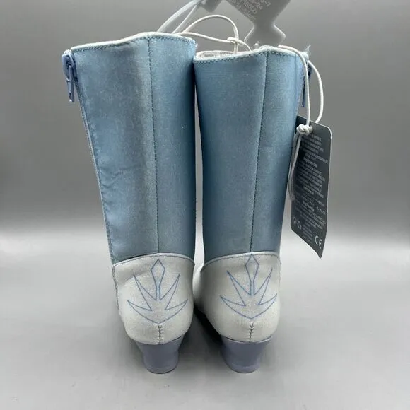 Disney Frozen Elsa Kids' Dress-Up Boots - Disney Store US 7/8 NEW NO BOX