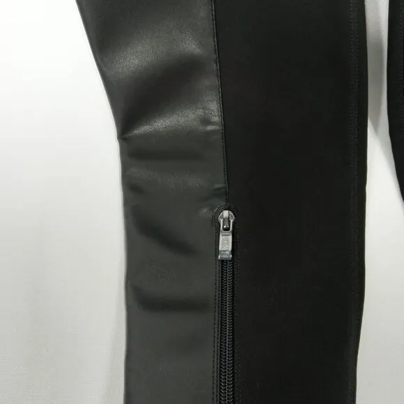 DKNY Women's Cilli Square-Toe Black Knee-High Dress Boots Size 7