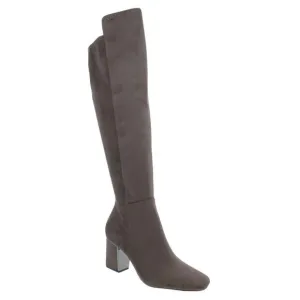 DKNY Women's Cilli Square Toe Knee High Dress Boots Brown Size 6