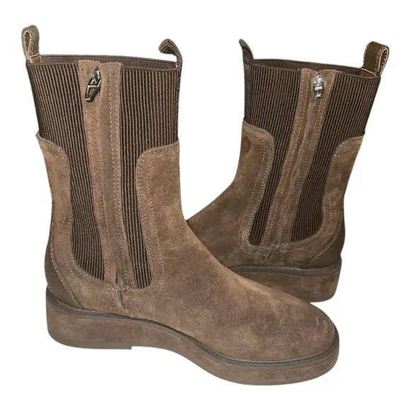 Dolce Vita Elyse H2O Wide cocoa suede women’s brown Boots size 9.5