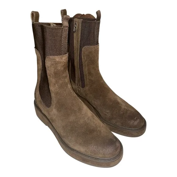 Dolce Vita Elyse H2O Wide cocoa suede women’s brown Boots size 9.5