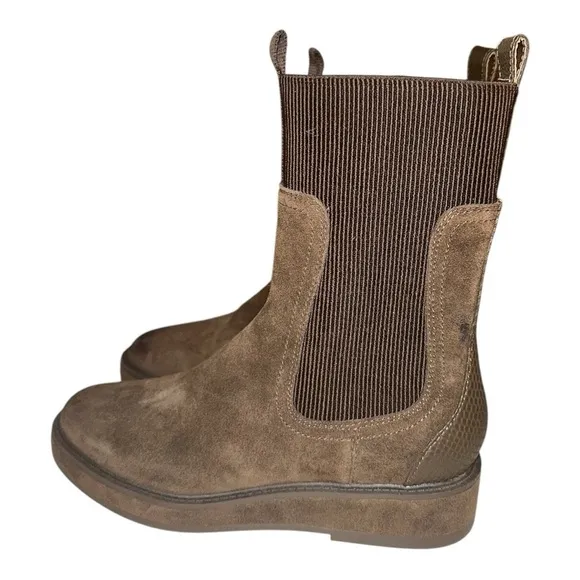 Dolce Vita Elyse H2O Wide cocoa suede women’s brown Boots size 9.5