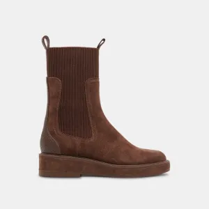 Dolce Vita Elyse H2O Wide cocoa suede women’s brown Boots size 9.5
