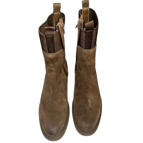 Dolce Vita Elyse H2O Wide cocoa suede women’s brown Boots size 9.5