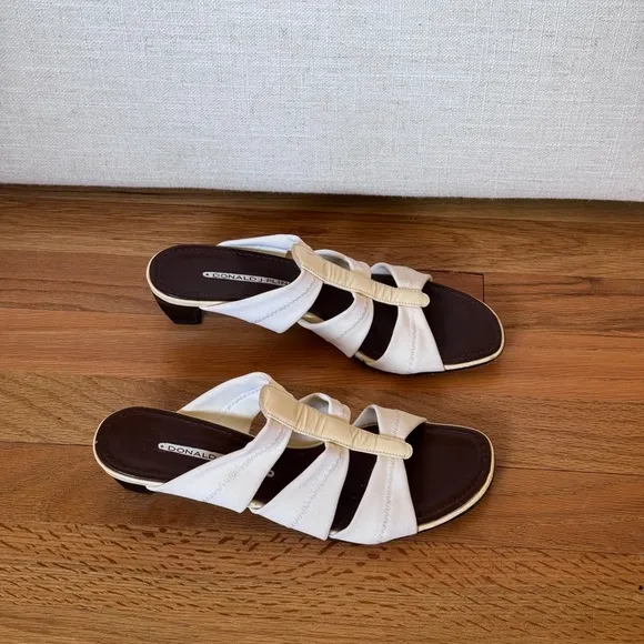 Donald J. Pliner Cloth Sandals Size 7.5
