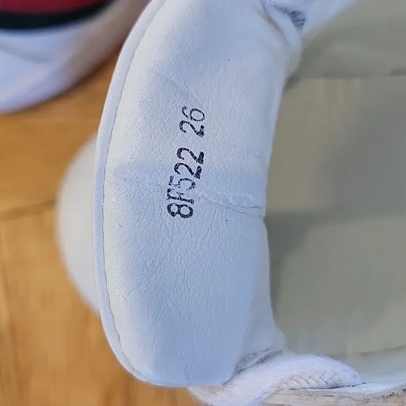 Doraemon x Gucci Toddler Ace Tainer  White Leather Sneaker Size 26 US 10