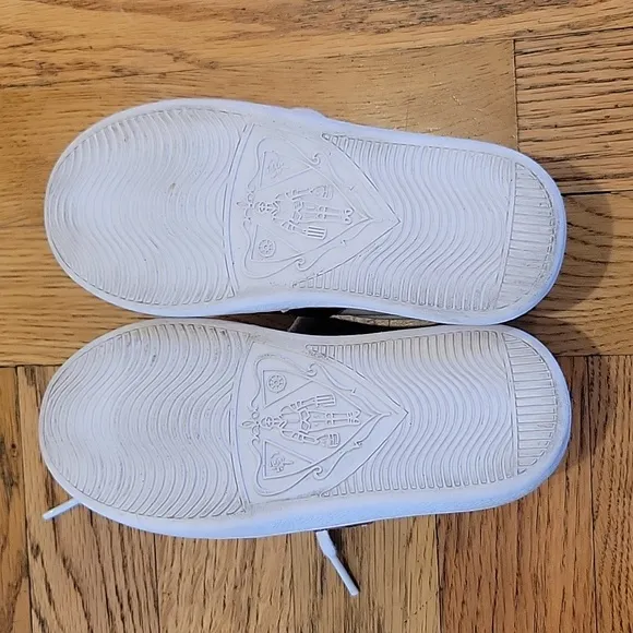 Doraemon x Gucci Toddler Ace Tainer  White Leather Sneaker Size 26 US 10