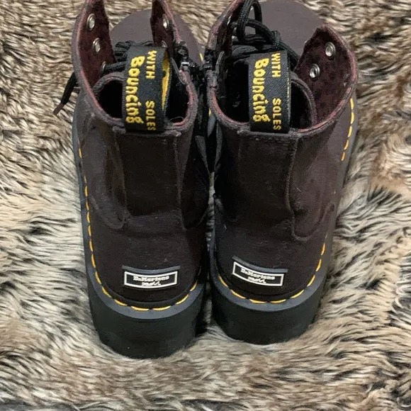 Dr. Marten JADON MAX X-GIRL CANVAS PLATFORM BOOTS limited edition Size 8