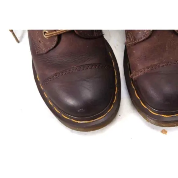 Dr. Martens alexandria heeled booties padded collar leather womens us 6