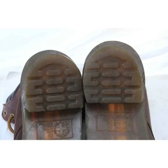 Dr. Martens alexandria heeled booties padded collar leather womens us 6