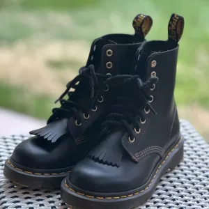 Dr. Martens Black Kids Boots
