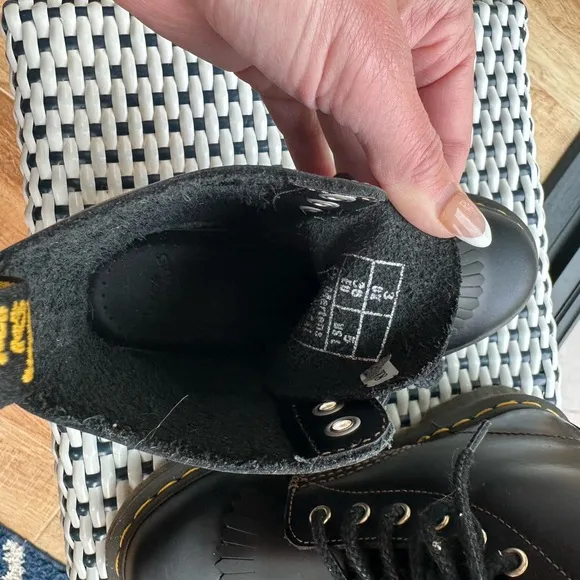 Dr. Martens Black Kids Boots