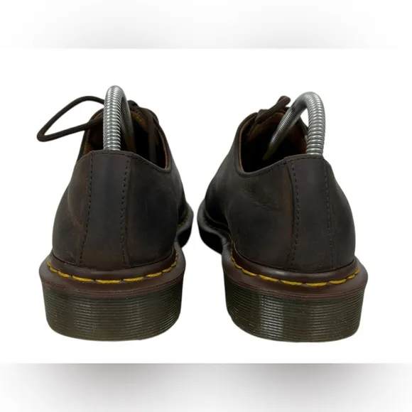 Dr Martens Brown Mens Size US 8 Leather Low Derby Shoes 11838 Rustic Distressed