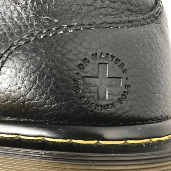 DR. MARTENS HARRISFIELD LEATHER LACE UP BOOTS 10M