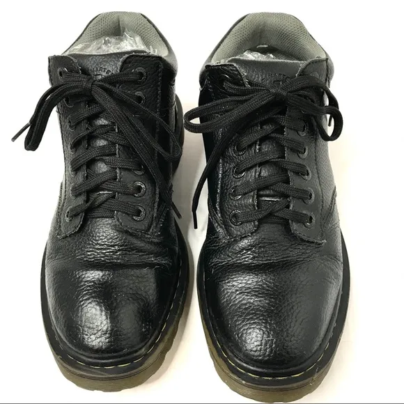 DR. MARTENS HARRISFIELD LEATHER LACE UP BOOTS 10M