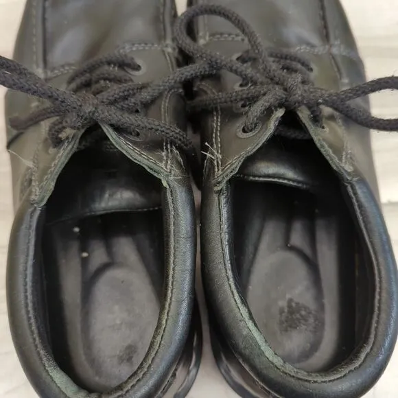 Dr Martens Kyle Mens 12 Chunky Oxford Shoes Moc Toe Y2K Black Leather 11531