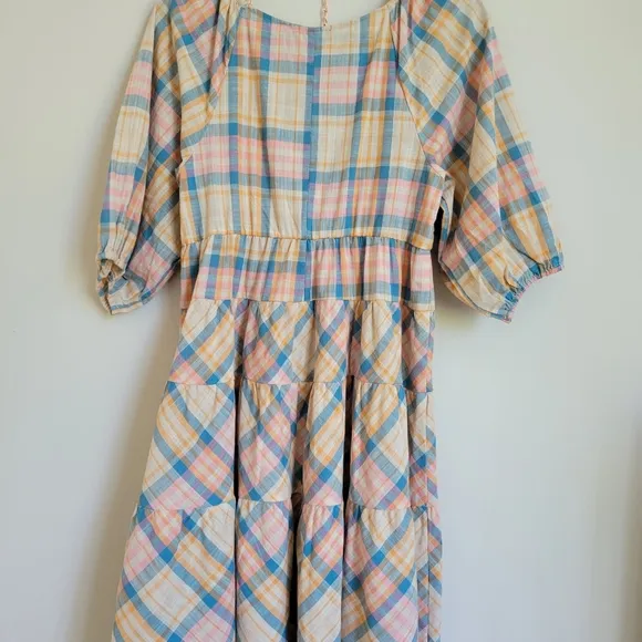 Drew Plaid dress NWT size M