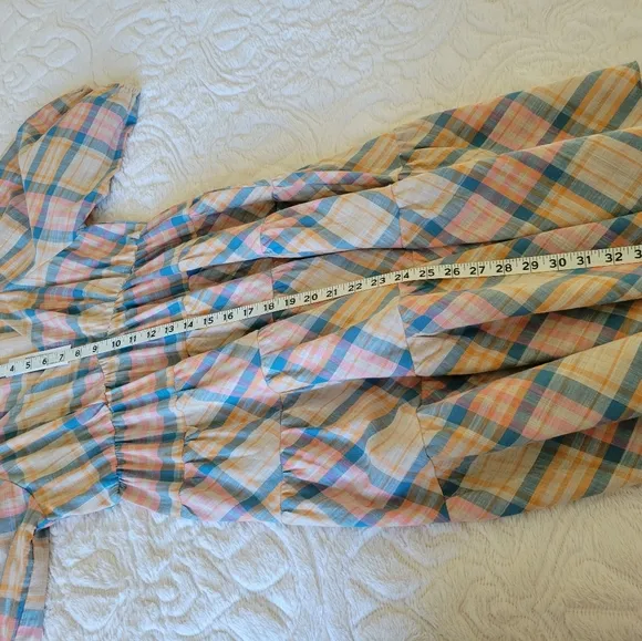 Drew Plaid dress NWT size M